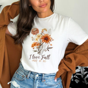 T-shirt Fleurs sauvages automnales