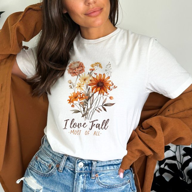 T-shirt Fleurs sauvages automnales (Créateur téléchargé)
