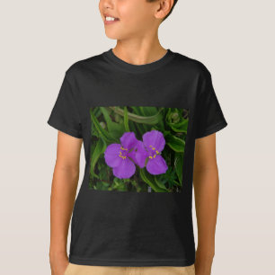 T-shirt Fleurs sauvages Fuchsia Spiderwort Cadeaux de Hot 