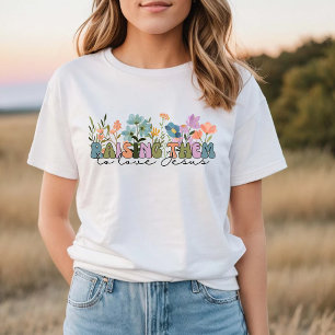 T-shirt Fleurs sauvages les faisant aimer Jésus