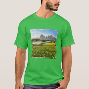 T-shirt Fleurs   Spring Alpe di Siusi Langkofel