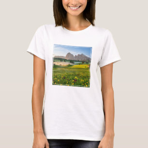 T-shirt Fleurs   Spring Alpe di Siusi Langkofel