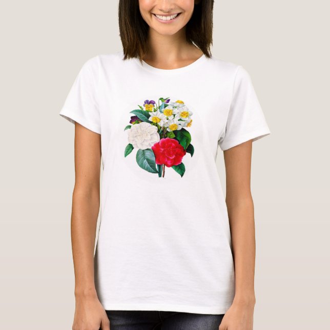 T-shirt Fleurs vintages (Devant)