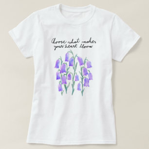 T-shirt Fleurs violettes Choisissez Ce Qui Fait De Votre C