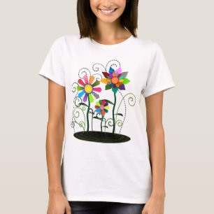 T-shirt Fleurs Whimsical