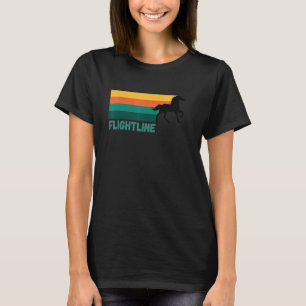 T-shirt Flightline Black Thoroughbred Racing Del Mar Sa