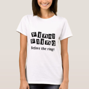 T-shirt Fling Final Avant L'Anneau