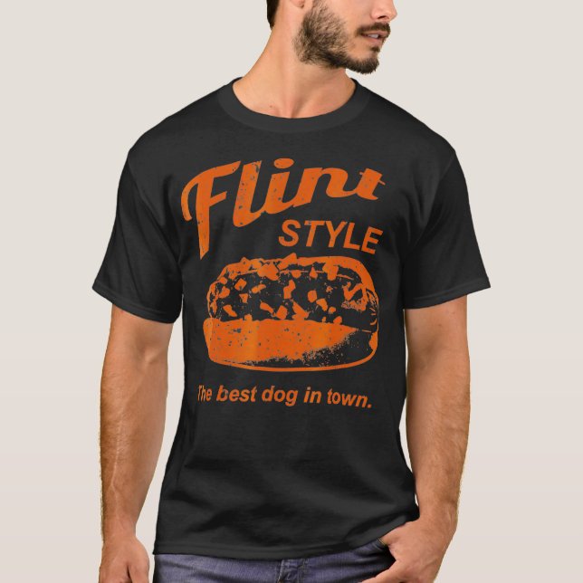 T-shirt Flint Style Coney Hot Dog (Devant)