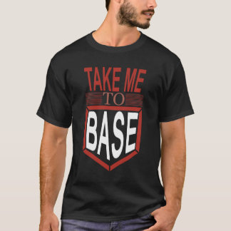 T-shirt Flirt de la journée de match – Emmène-moi à la bas