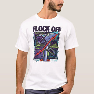 T-Shirt Flock Off Vie Privée | Anti Surveillance