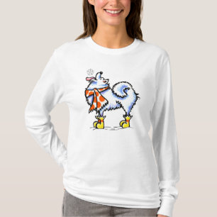 T-shirt Flocon de neige américain de chien esquimau de