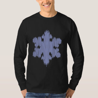 T-shirt Flocon de neige de glaçon - la longue douille des