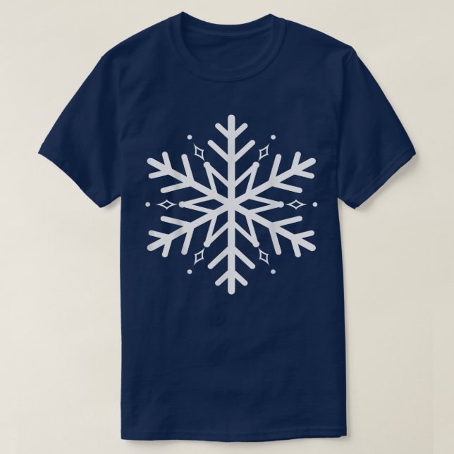 T-shirt Flocon de neige  Neige Hiver Unique Spécial Graphi (Design devant)