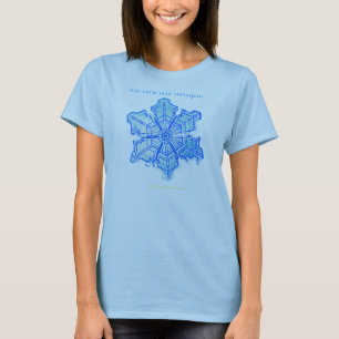 T-shirt Flocon de neige simple