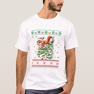 T-shirt Flocons de Noël laids