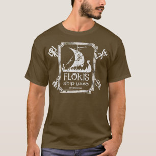 T-shirt Flokis Shipyard Kattegat Viking Ship and Sword