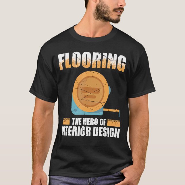 T-shirt Flooring Installer For Prossional Installer Carpet (Devant)