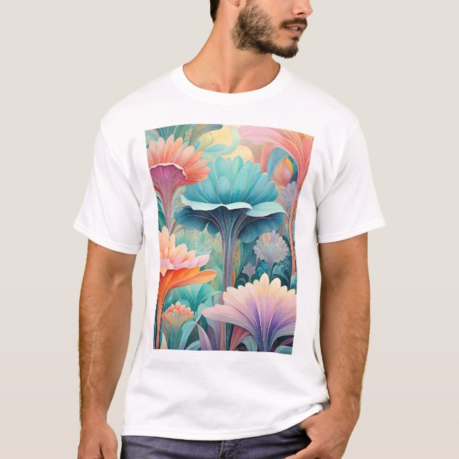 T-shirt Flora 2 Floral Pastel (Devant)