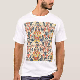 T-shirt Floral baroque : Papier peint Vintage classique.