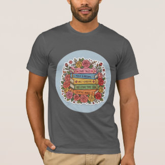 T-Shirt Floral Bookworm | Lecture Mignonne & Raisi