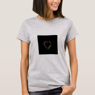 T-shirt Floral Heart