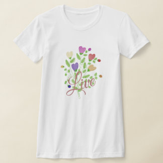 T-shirt Floral Heart Fleurit