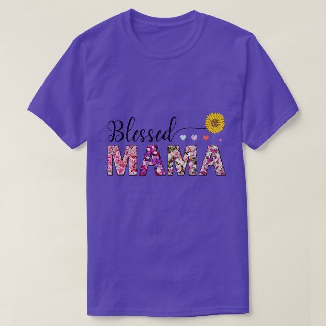 T-shirt Floral Mama 4 (Design devant)