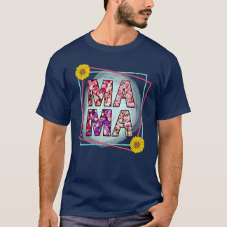 T-shirt Floral Mama 7