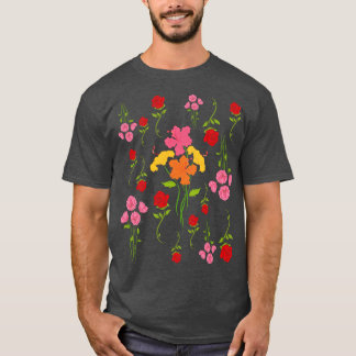 T-shirt Floral Nature Jardin Fleurs Botany Gardener Botan