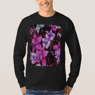 T-shirt Floral Tropical Motif sans couture