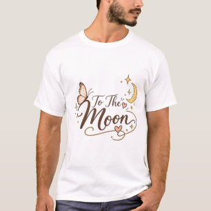 T-Shirt Floral Vers La Lune