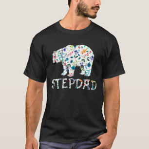 T-shirt Flore de l'ours Stepdad Correspondant Fleur de fam