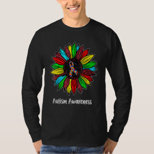 T-shirt Flore Sensibilisation sur l'autisme Fleur Faisée P