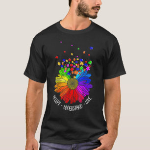 T-shirt Flore Sensibilisation sur l'autisme Fleur margueus