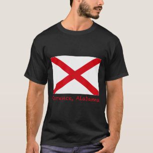 T-shirt Florence Alabama Usa Drapeau de l'État Souvenir