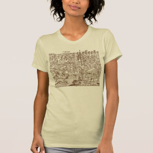 T-shirt Florence, gravure sur bois médiévale