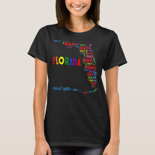 T-shirt Florida Gay Dites Gay Répéter Après Moi Lgbtq Gay 