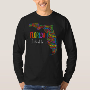 T-shirt Florida Gay Say Gay Say Trans I Stand Pour Lgbtq G