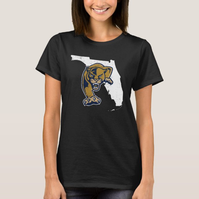 T-shirt Florida International FIU Panthers State Shape (Devant)