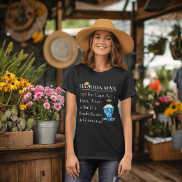T-shirt Florida Man Iceberg Beach Resort Femmes