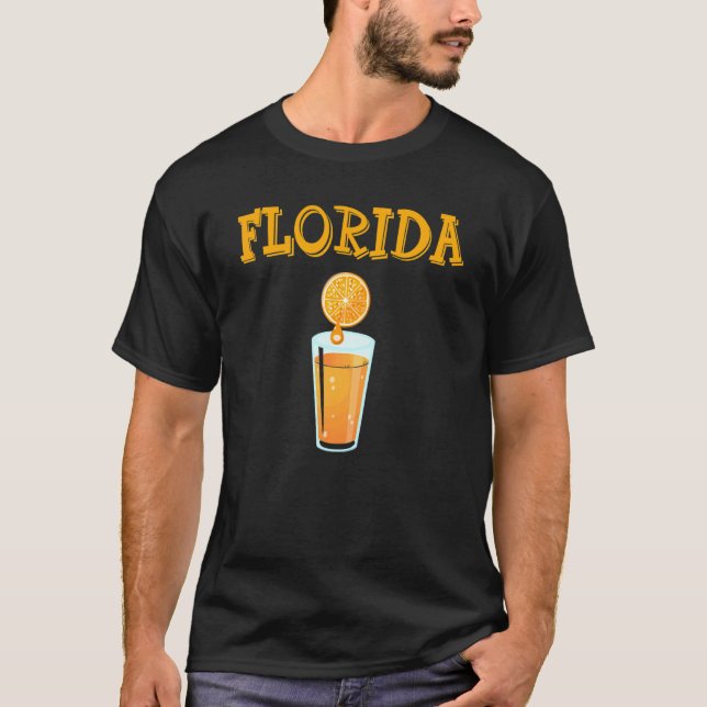 T-shirt Florida Orange Juice (Devant)