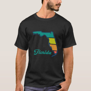 T-shirt Florida Pride, 70'S vintage USA Travel Graphic