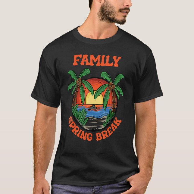 T-shirt Florida Spring Break School Vacation Beach Trip Co (Devant)