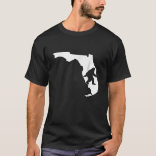 T-shirt Floride Bigfoot State Map Skunk Ape Sasquatch