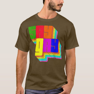 T-shirt Floride Dites Gay Lgbt Droits Gay 