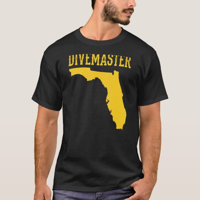 T-shirt Floride Divemaster Plongée instructeur Plongée Plo (Devant)