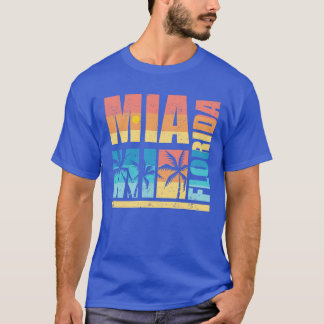 T-shirt Floride État Vintage Miami Summer Tropical Florid