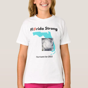 T-shirt Floride fort ouragan Ian 2022 Survivant