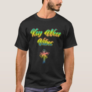 T-shirt Floride Key West Vibes Sunset Palm Trees de Key W
