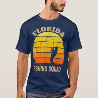 T-shirt Floride Pêche Squad Pour La Pêche En Mer Profonde 